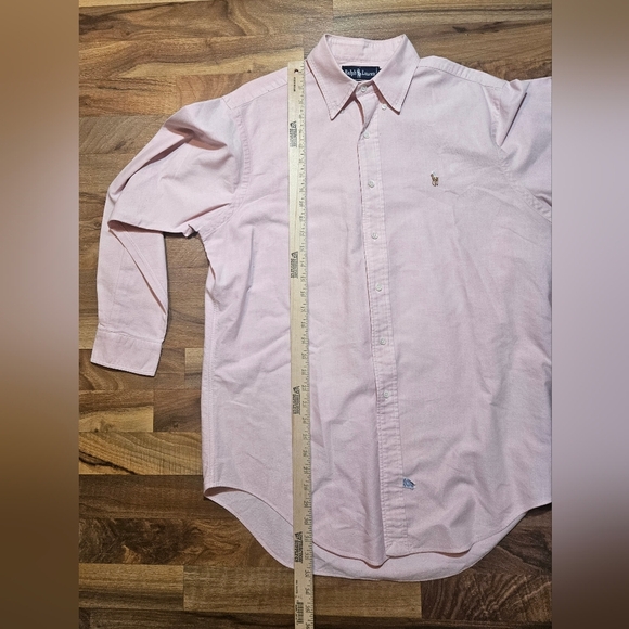 Ralph Lauren Men’s 16-33 Long Sleeve Button Down Pony Logo 100% Cotton Shirt - Picture 6 of 7